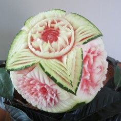 watermelon leaves carving