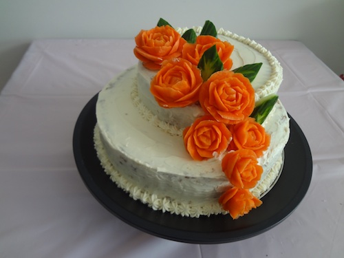 Carrot Cake Carving
