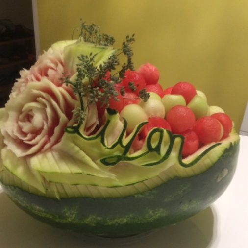 Watermelon Thai Fruit Carving